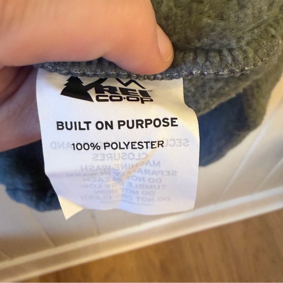 Men’s REI Gray Green Lightweight Zip Jacket, Size XXL - Picture 6 of 9